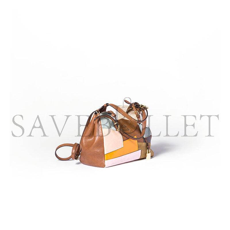 M1v M1v patchwork leather handbag 5ba304 (25.5*20*13cm)